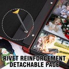 Photo Album 4x6 600 Photos  Leather Cover Extra Large Capacity Holds 600 Horizon