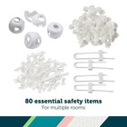 Safety 1st Childproofing Set 80 Pcs White Home Safeguarding Kit