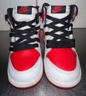 Nike Air Jordan 1 Mid Toddler Size 10c White University Red Black Aq2665-161 Sho