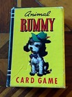 Vintage 1950s Whitman Animal Rummy Card Game No 4120 Complete Set With Box  Rare