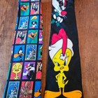 2 Looney Tunes Neckties   stamp Collection     looney Tunes Mania  vintage 90 s 