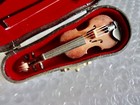 Voilin W A Mozart Miniature Replica In Case Vintage Novelty Instrument Neocurio  