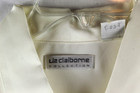 Liz Claiborne White Women s Dress Top Blouse Long Sleeve Front Button 14 052