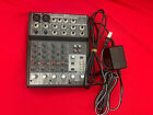 Behringer Xenyx 802 8-input 2-bus Mixer With Xenyx Mic Preamps And Power Adapter