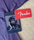 Jimi Hendrix  kiss The Sky  Fender T-shirt - Purple - Size Large - New With Tags