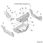 Polaris Fuse Plate Mount  For Ranger   Rzr Models  Genuine Oem - 5253675