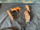 Vintage antique Hand Carved Wooden Animals 4