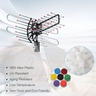 Hdtv 1080p 4k Amplified Digital Antenna Outdoor 360rotor Hd Tv Uhf Vhf 150miles