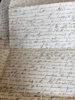 Antique Handwritten Letters 1825-1831 Set Of 4 Poetic Correspondence Letters