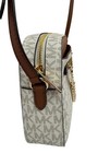Michael Kors Jet Set Item Large East West Zip Chain Crossbody Vanilla brown