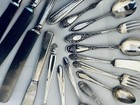 Lot 16 Vintage Silverplate Flatware - Mixed Patterns  Brands - As Is - Craft  