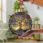 Tree Of Life Suncatcher Stained Glass Window Hanging handmade Stained Glass