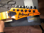 Ibanez Headstock Logo - Premium Vinyl Guitar Project Replacement Black White