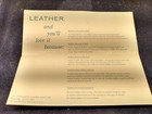 Original 1964 Mercury Park Lane Convertible Leather Dealer Brochure Catalog