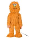 Silly Puppets Frazzle Orange Monster Puppet - 30  Furry Puppet With Movable