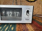 Copal Mg-111 Flip Clock Vintage Alarm Black Mcm 70s Space Age Japan Works  read 