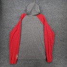 Reebok Calgary Stampeders Hoodie Mens Xl Gray Cfl Football Full Zip Raglan