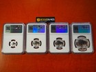 2023  1 Fiji Fractional Reverse Proof Silver Buffalo Ngc Pf70 Fdi 4 Coin Set