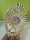 Vintage Gullah Sweetgrass Baskets Charleston Carolina  Handmade Signed Lot Of 3