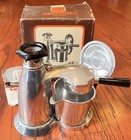 Vtg Italian Moka Espresso Coffee Maker Vesuviana Oomg 6 Cups W box Caffettiera