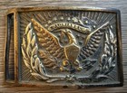 Vintage - Civil War - Union Army Officer  Eagle Wreath  Belt Buckle