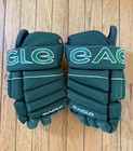 Eagle Ppf Pro-stock Hockey Gloves Senior 14  rare Green  Made In Canada          