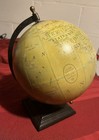 Vintage Art Deco Terrestrial World Globe Terrestre Paris France W stand Size 9 