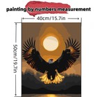 Paint By Numbers Kit For Adults Beginner sunset Bald Eagle Pb402-1 
