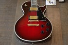Rare  1992 Gibson Les Paul Custom Plus Electric Guitar Dark Wine Burst   Ohsc