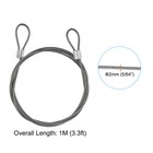 Stainless Steel Cable  6 Pack Pvc Coated 5 64  Wire Rope For Deck Railing 3 3ft