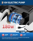 20gal Electric Oil Drain Pan W 110v Pump   8 2ft Hose Low Profile Oil Drain Cart