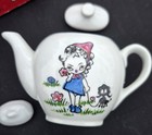 Rare Pattern Japan Child s Porcelain China Tea Set With Box No Incert 13 Pieces