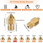 Leifide 50 Pieces 3d Printer Nozzle Cleaning Kit Includes 19 Pcs Stainless   