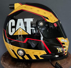 Tyler Reddick Full Size Brand Art Replica Cat Helmet Current Daytona 500 Champ