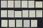 Malta  1956-1957  Scott  246-262  Complete Set  Mint  Lightly Hinged   Hinged
