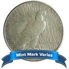 1922 - 1935  1 Peace Silver Dollar Fine  F 