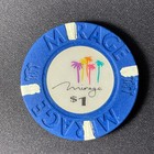 Mirage Las Vegas Nevada  1 Casino Chip 1989 Obsolete Closed 2024 Vegas Strip