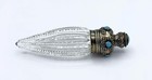 Antique Jeweled Sterling   Cut Glass Chatelaine Perfume Bottle Blackinton   Co