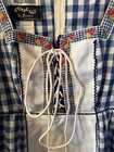 Perfect Octoberfest Dress   Floral Trim   Size 9