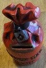 Vintage Ceramic Money Bag Coin Bank Lego Japan No Stopper