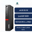 Lenovo Thinkcentre Mini  16gb Ram 512gb Ssd Win 11 Pro Tiny Pc