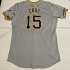 Game Worn Oneil Cruz Pittsburgh Pirates 2024 Mlb Nike Jersey Used Gray Road 50