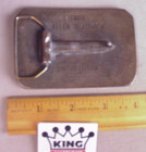 Vintage Men s Metal Belt Buckle Sheriff Dept  Portage County Ohio Oh 1808-1977