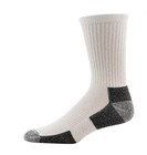 Gildan Ultra Cotton Men s Crew Socks 3 Pairs Cushioned Arch White gray 6-12