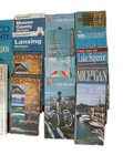 Michigan State Paper Maps Set Of 19