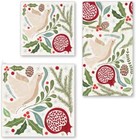 Disposable Paper Lunch Napkins Winter Berry 20 Count