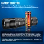 Trustfire 2300lm Diving Light Scuba Flashlight Underwater 100m Waterproof Torch