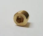 Lot Of 10 Pcs  1 4  Male Npt  Brass Plug Countersunk Hex