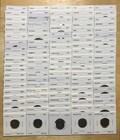 Great Lot Of 100 Carded World Coins  Circulated  All 100 Years Old Or Older   