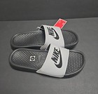 Nike Benassi Jdi Men s Slide White   Black 343880 100  
